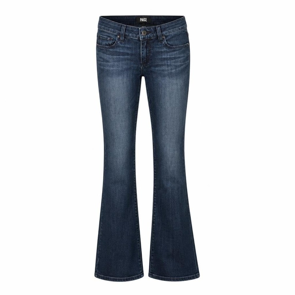 Paige Jeans Womens 27 Blue USA Y2K Denim Bootcut Flare Dark Wash Preppy Long